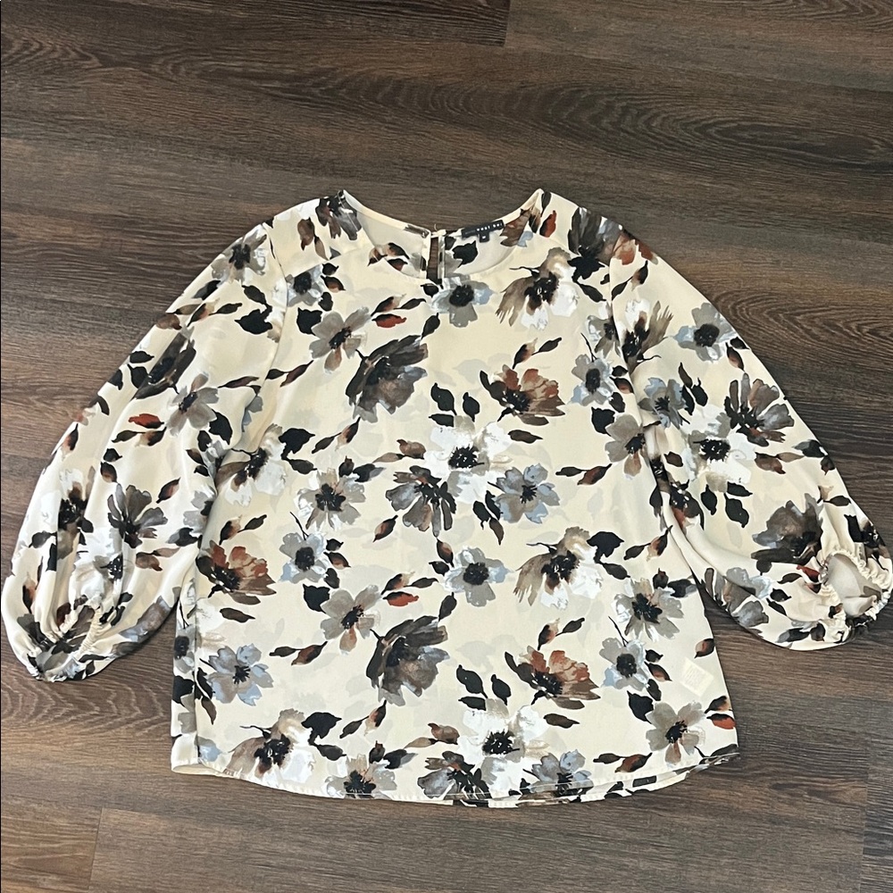 Floral Print Women's Top
